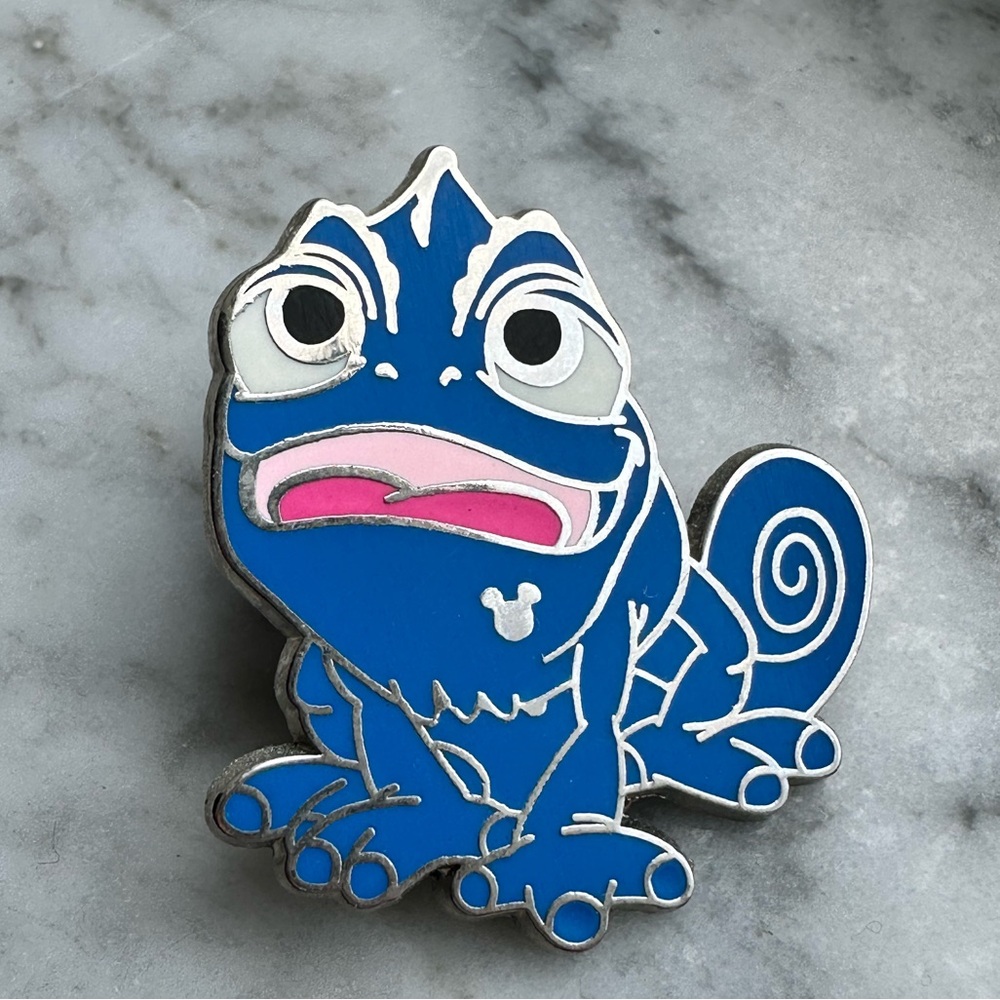 Blue Pascal Chameleon Tangled Disney Pin
